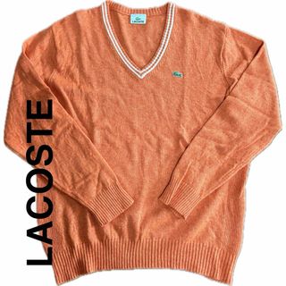 LACOSTE - 新品未使用品 ラコステ チルデンケーブルニットセーター v