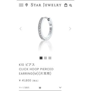 スタージュエリー(STAR JEWELRY) メンズピアス(片耳用)の通販 4点