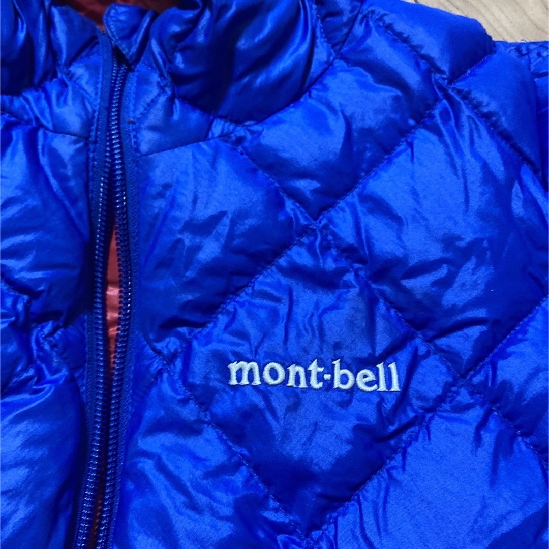 mont bell(モンベル)のmont-bellフード付きダウン110 キッズ/ベビー/マタニティのキッズ服男の子用(90cm~)(コート)の商品写真