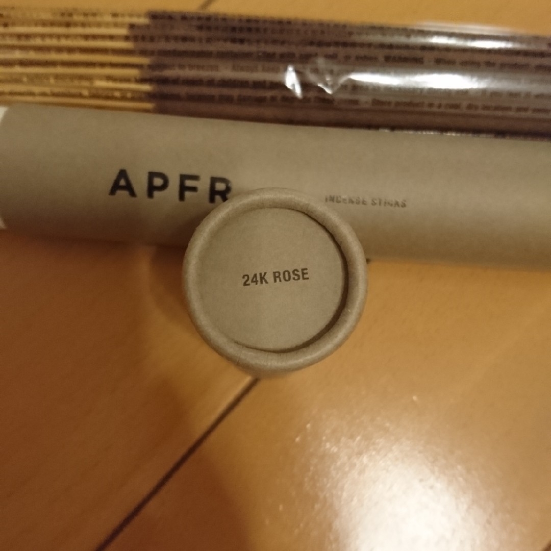 APOTHEKE FRAGRANCE(アポテーケフレグランス)のAPFR INCENSE STICKS 24K ROSE コスメ/美容のリラクゼーション(お香/香炉)の商品写真