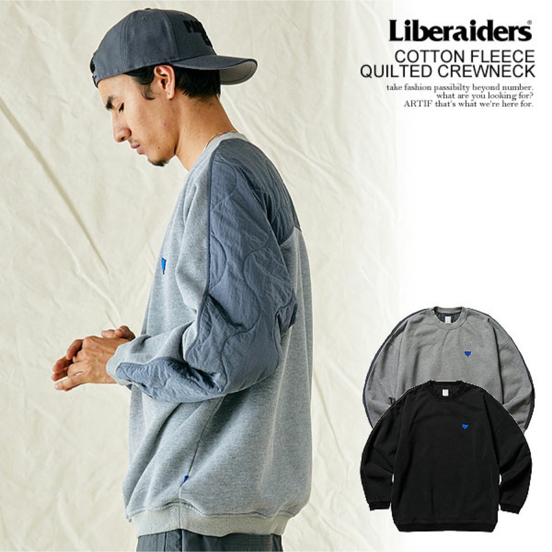 W)taps(ダブルタップス)のリベレイダーズ　COTTON FLEECE QUILTED CREWNECK メンズのトップス(スウェット)の商品写真