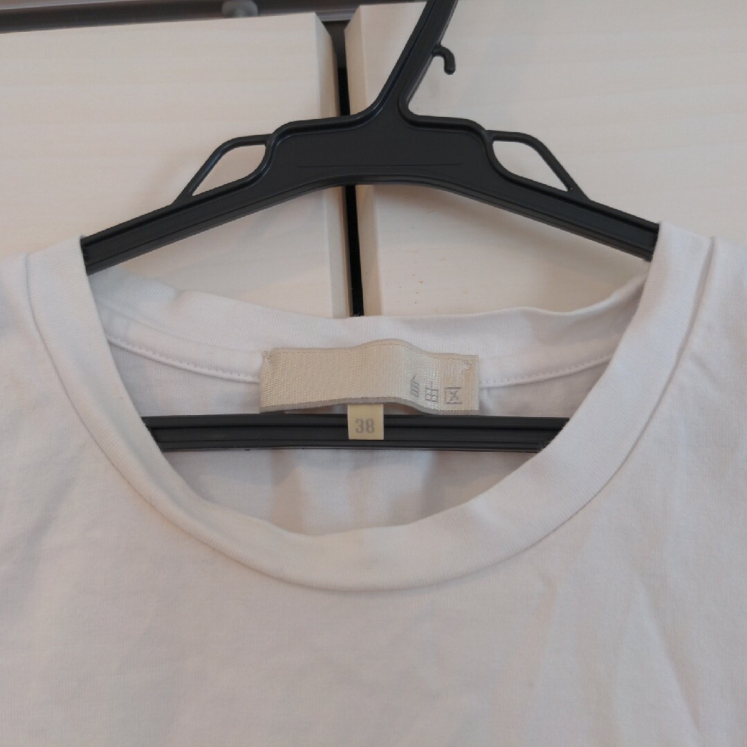 自由区(ジユウク)の【自由区】イニシャルロゴ白Tシャツ レディースのトップス(Tシャツ(半袖/袖なし))の商品写真