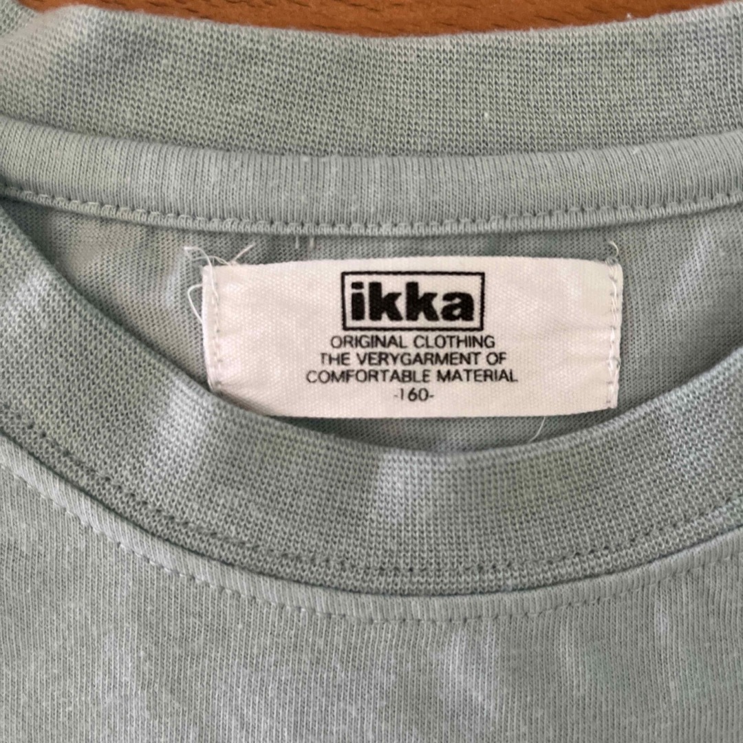 ikka(イッカ)のロングTシャツ　160 キッズ/ベビー/マタニティのキッズ服男の子用(90cm~)(Tシャツ/カットソー)の商品写真