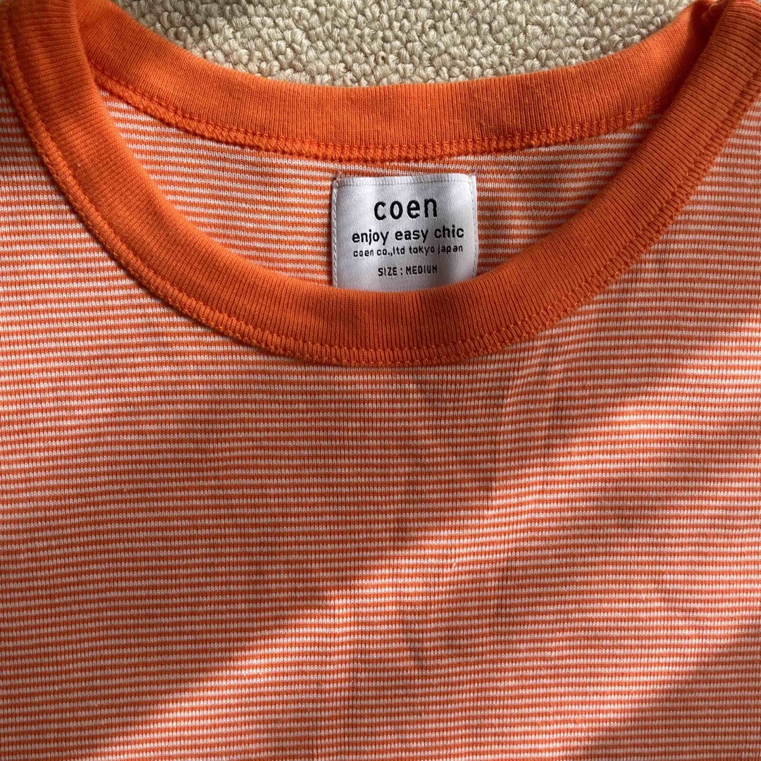 coen(コーエン)の美品　coen マルチボーダーT レディースのトップス(Tシャツ(半袖/袖なし))の商品写真