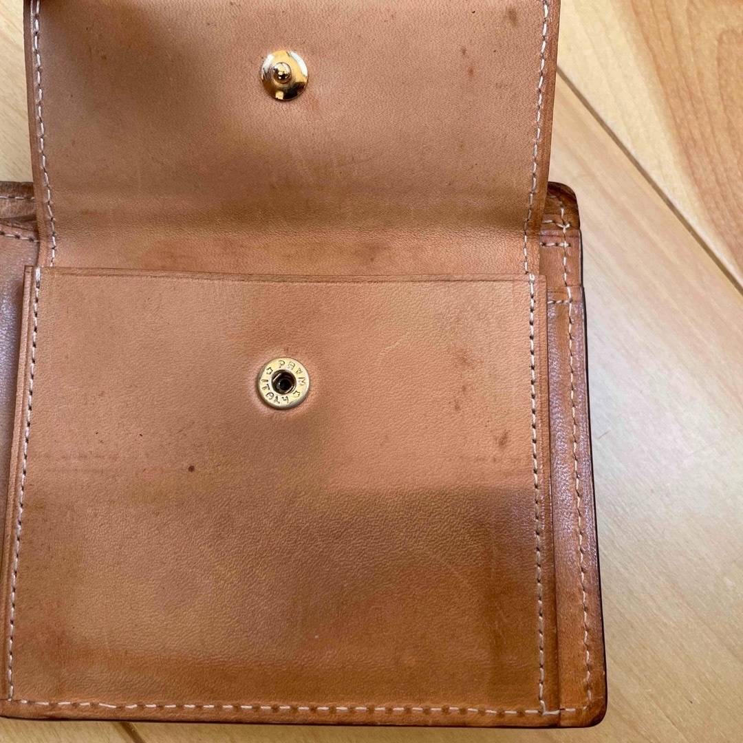 土屋鞄製造所(ツチヤカバンセイゾウジョ)の土屋鞄　二つ折財布　コードバン　グリーン メンズのファッション小物(折り財布)の商品写真