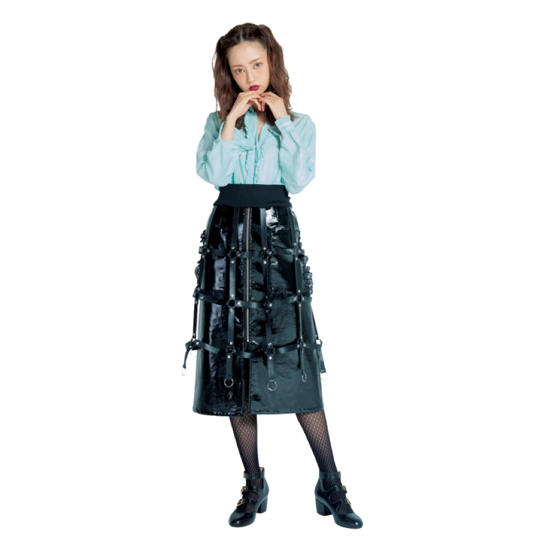 Katie GOTH GAME zip skirt ZIPタイトスカート XS