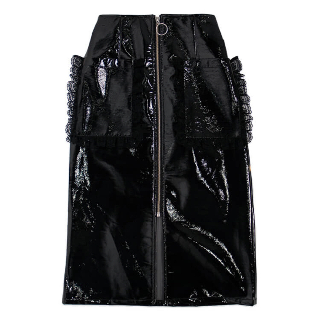 Katie GOTH GAME zip skirt ZIPタイトスカート XS