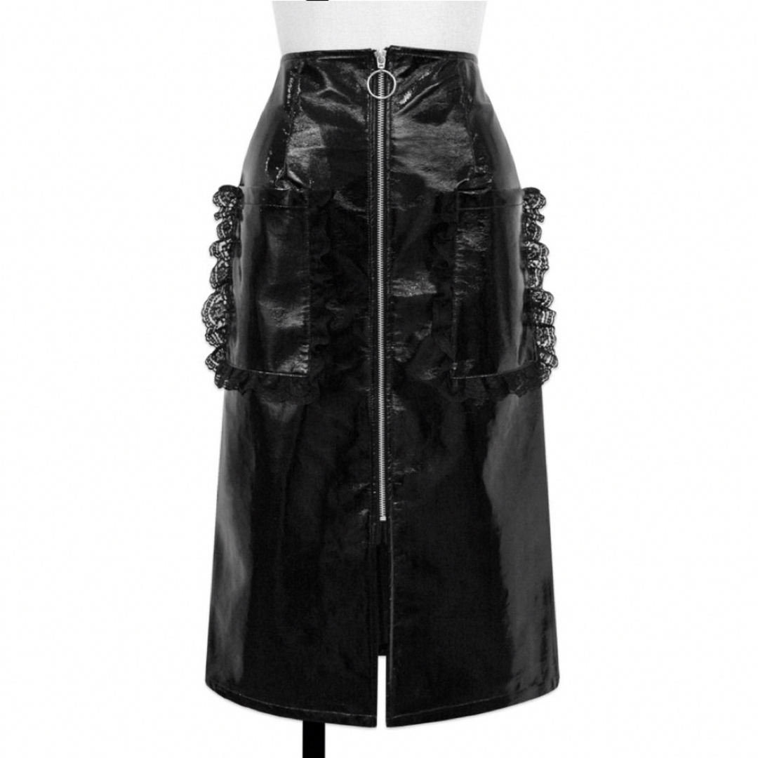 Katie GOTH GAME zip skirt ZIPタイトスカート XS