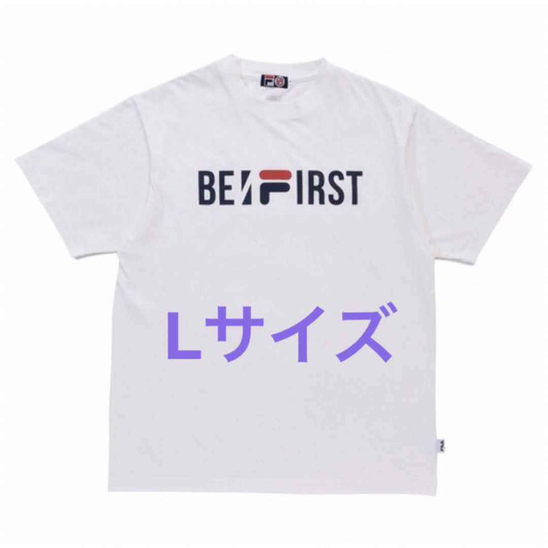 BE:FIRST FILA ロゴTシャツ　Lサイズ | フリマアプリ ラクマ