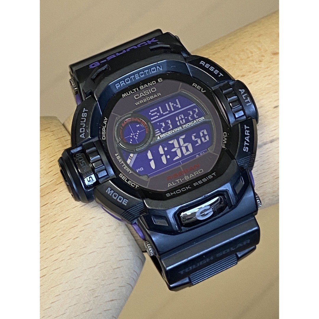 G-SHOCK - G-SHOCK/GW-9200/限定/パープル/電波/ソーラー/ライズマン ...