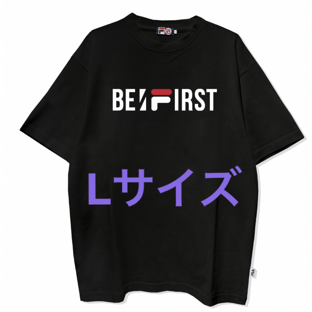 BE:FIRST - BE:FIRST FILA ロゴTシャツ ブラック Lサイズの通販 by ...