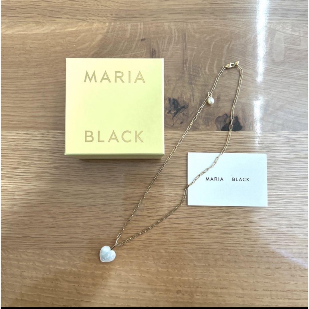 MARIA BLACK(マリアブラック)のMARIA BLACK ハート・パールネックレス レディースのアクセサリー(ネックレス)の商品写真