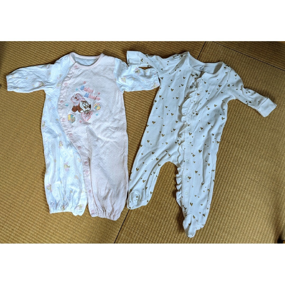 babyGAP(ベビーギャップ)のベビー💖ロンパース2枚セット キッズ/ベビー/マタニティのベビー服(~85cm)(ロンパース)の商品写真