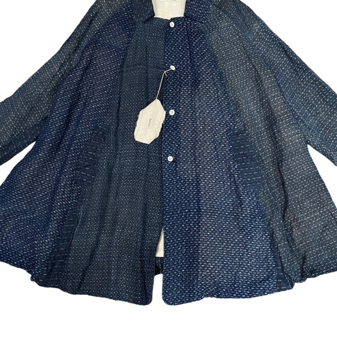 kaval Limited Piece Japanese Antique Fabric Boro Dohchu Coat 3