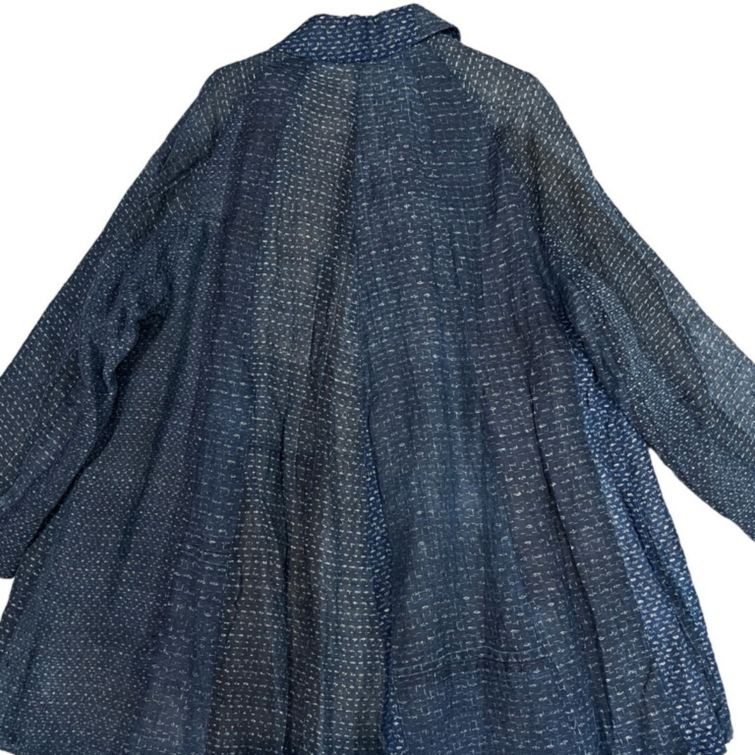 kaval Limited Piece Japanese Antique Fabric Boro Dohchu Coat 4