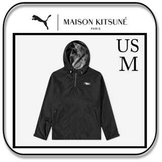 希少[XL]PUMA × Maison Kitsuné HOODIE ブラック