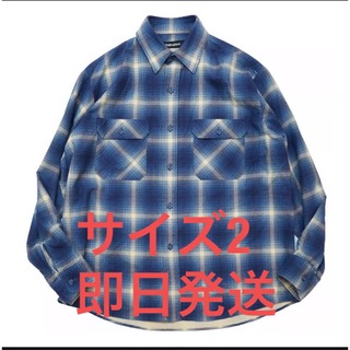 Subculture ombre check shirts サイズ2　キムタク