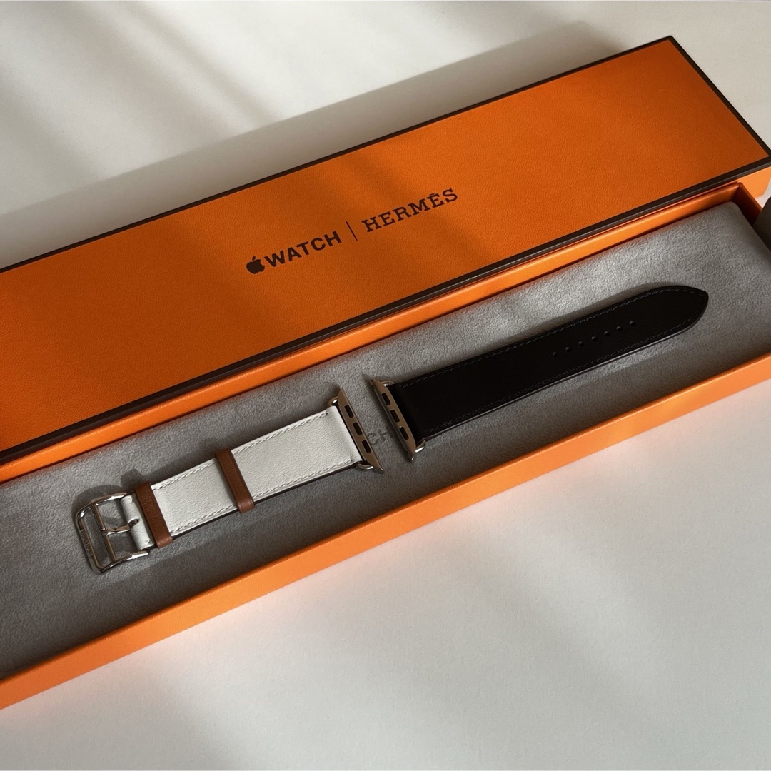 Hermes(エルメス)のApple Watch エルメス　レザーベルト メンズの時計(レザーベルト)の商品写真