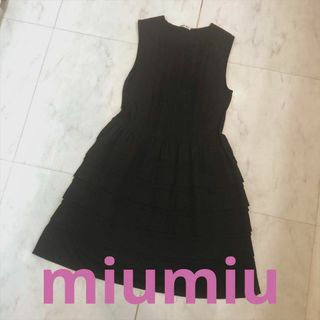 ミュウミュウ ひざ丈ワンピース(レディース)の通販 500点以上 | miumiu