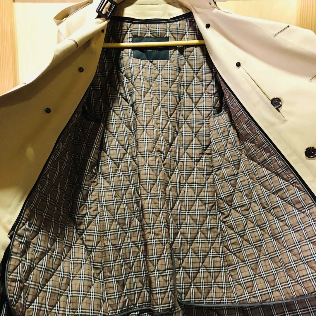 超美品】バーバリーブラックレーベル トレンチコート 2way-