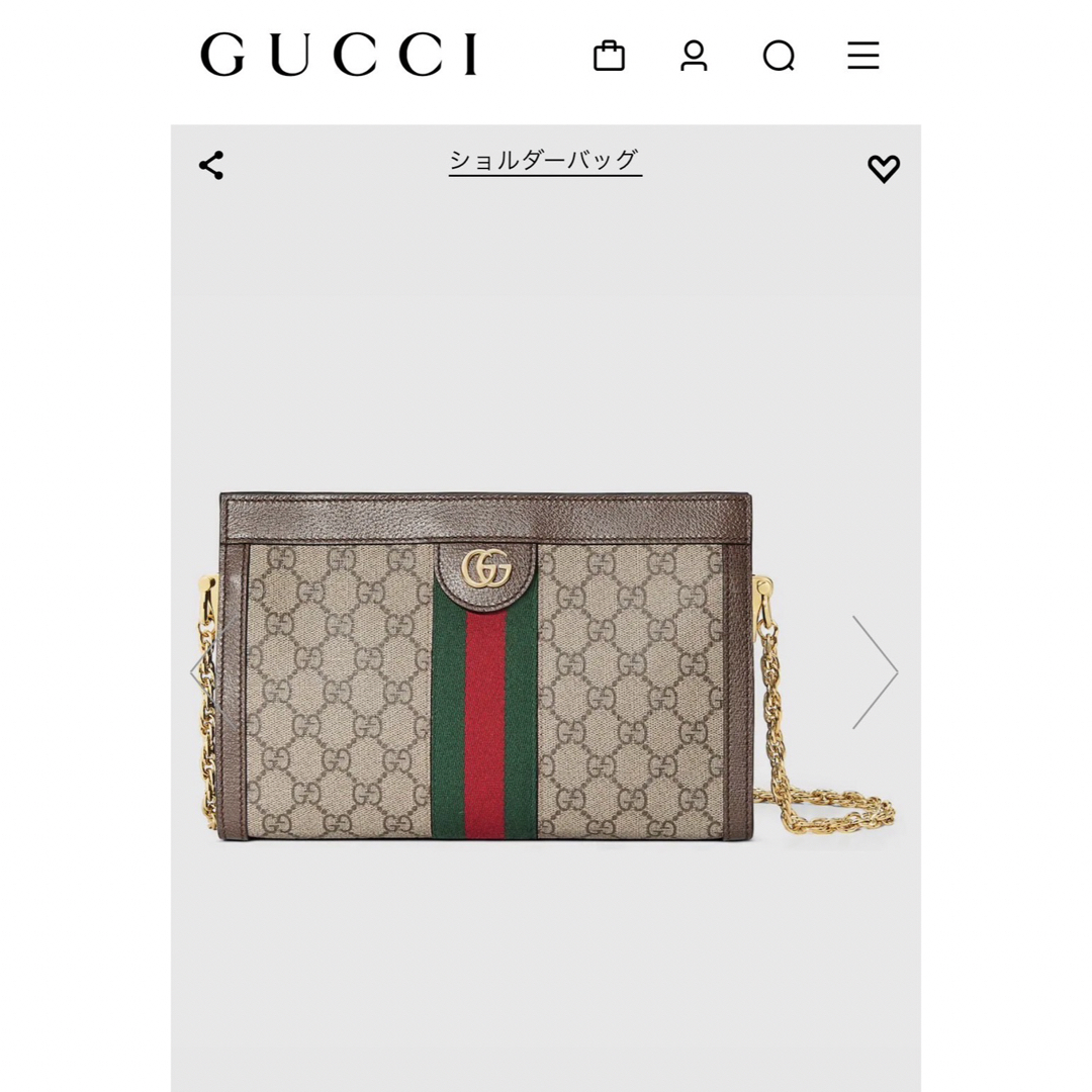 Gucci(グッチ)のオフィディア GG スモール ショルダーバッグ レディースのバッグ(ショルダーバッグ)の商品写真