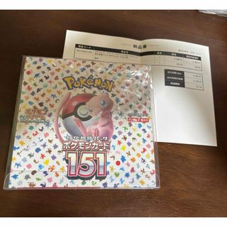 ポケモン(ポケモン)のシュリンク付き 新品未開封 ポケモンカード151 ボックス(カード)