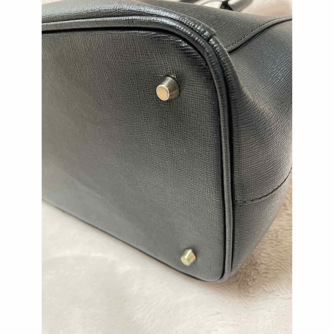 【美品】FURLA トートバッグ　黒　A4