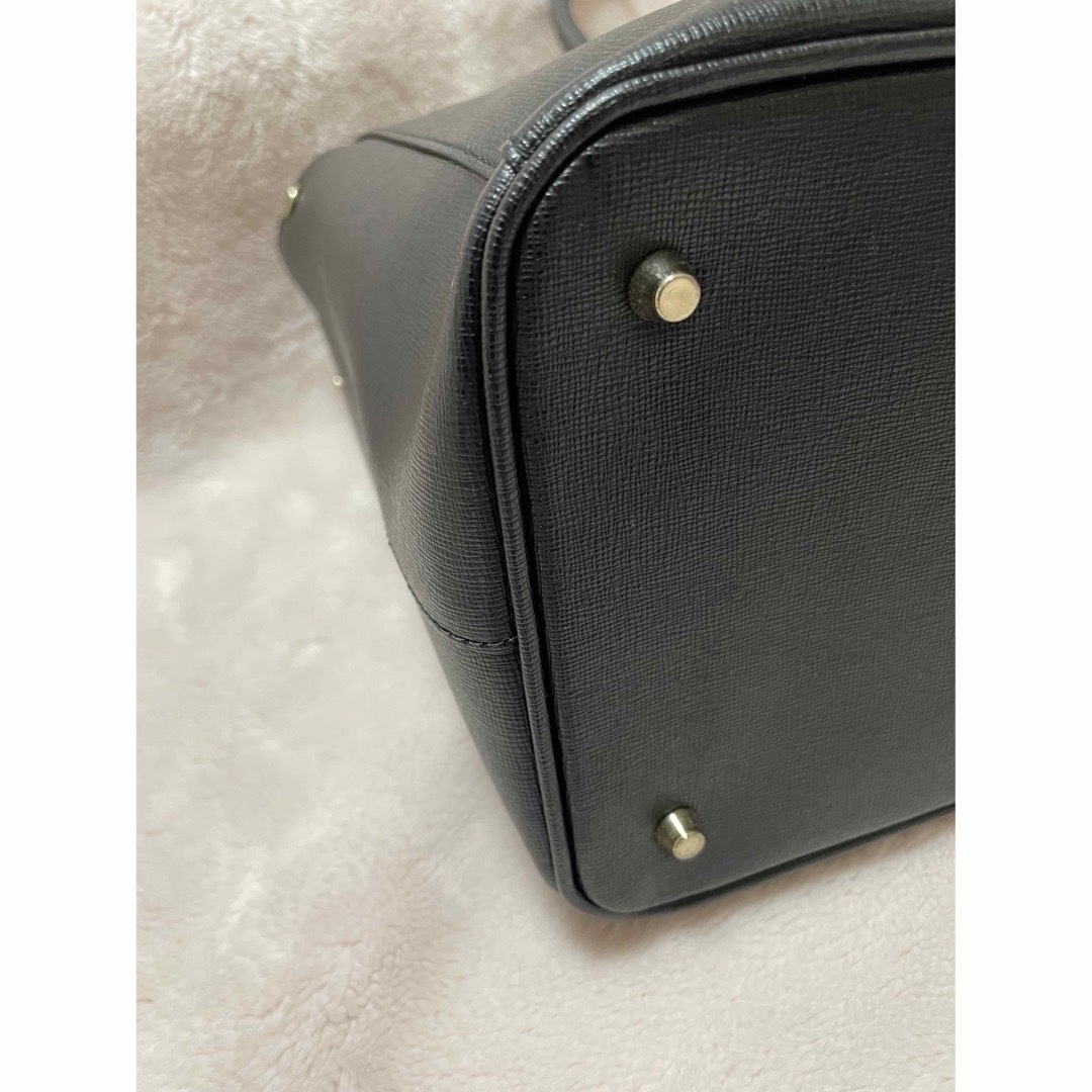 【美品】FURLA トートバッグ　黒　A4