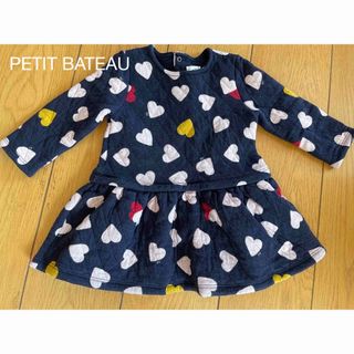 プチバトー(PETIT BATEAU)の【美品】プチバトー　ワンピース　キルティング(ワンピース)