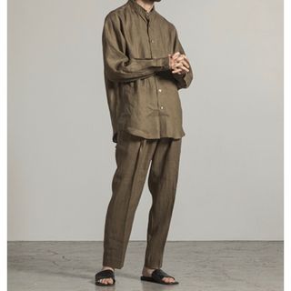 マーカウェア(MARKAWEAR)のマーカウェア　W COLLAR SHIRT - HEMP SHIRTING(シャツ)