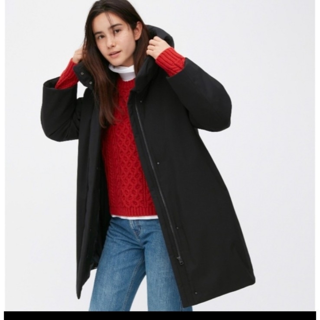 UNIQLO(ユニクロ)のハイブリッドダウンコート　xlサイズ レディースのジャケット/アウター(ダウンコート)の商品写真