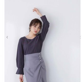 プロポーションボディドレッシング(PROPORTION BODY DRESSING)のproportion パールテレコカットソー(カットソー(長袖/七分))