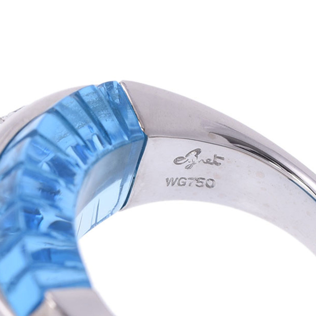 ジュネ  ブルートパーズ ダイヤ0.67ct リング・指輪 レディースのアクセサリー(リング(指輪))の商品写真