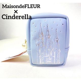 メゾンドフルール(Maison de FLEUR)の【限定販売】メゾンドフルール　シンデレラミラー付きポーチ　あいにゃん(ポーチ)