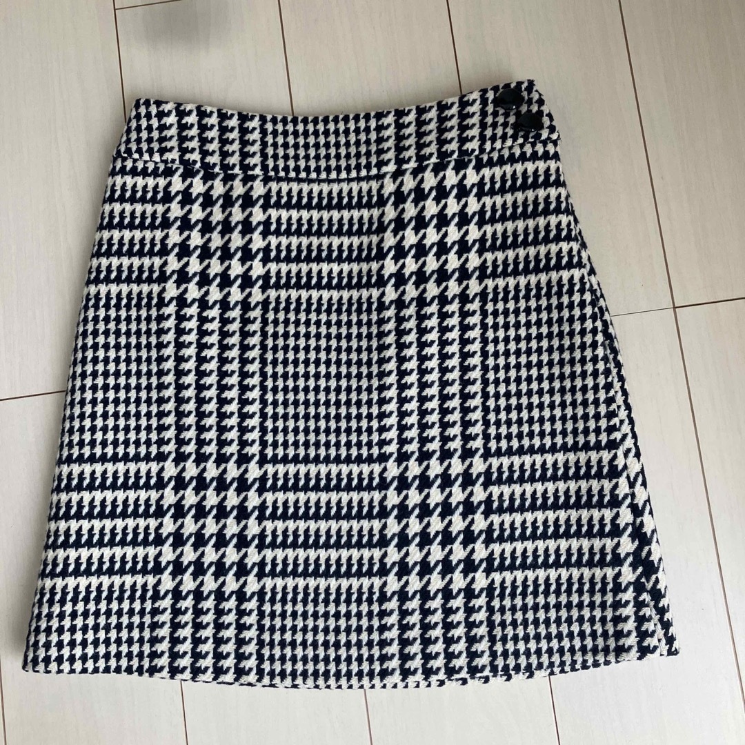 IENA(イエナ)のIENA  ロービング　チェック　台形スカート38 レディースのスカート(ひざ丈スカート)の商品写真