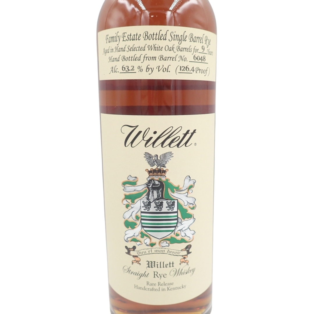 ウィレット 9年 750ml 63.2% Willett【E】 3