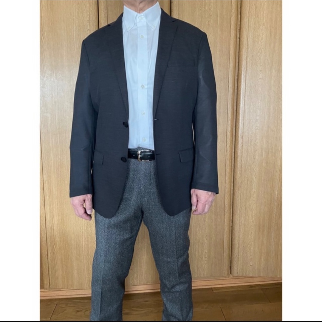Calvin Klein - 【美品】《Calvin Klein》ジャケット黒グレーLの通販