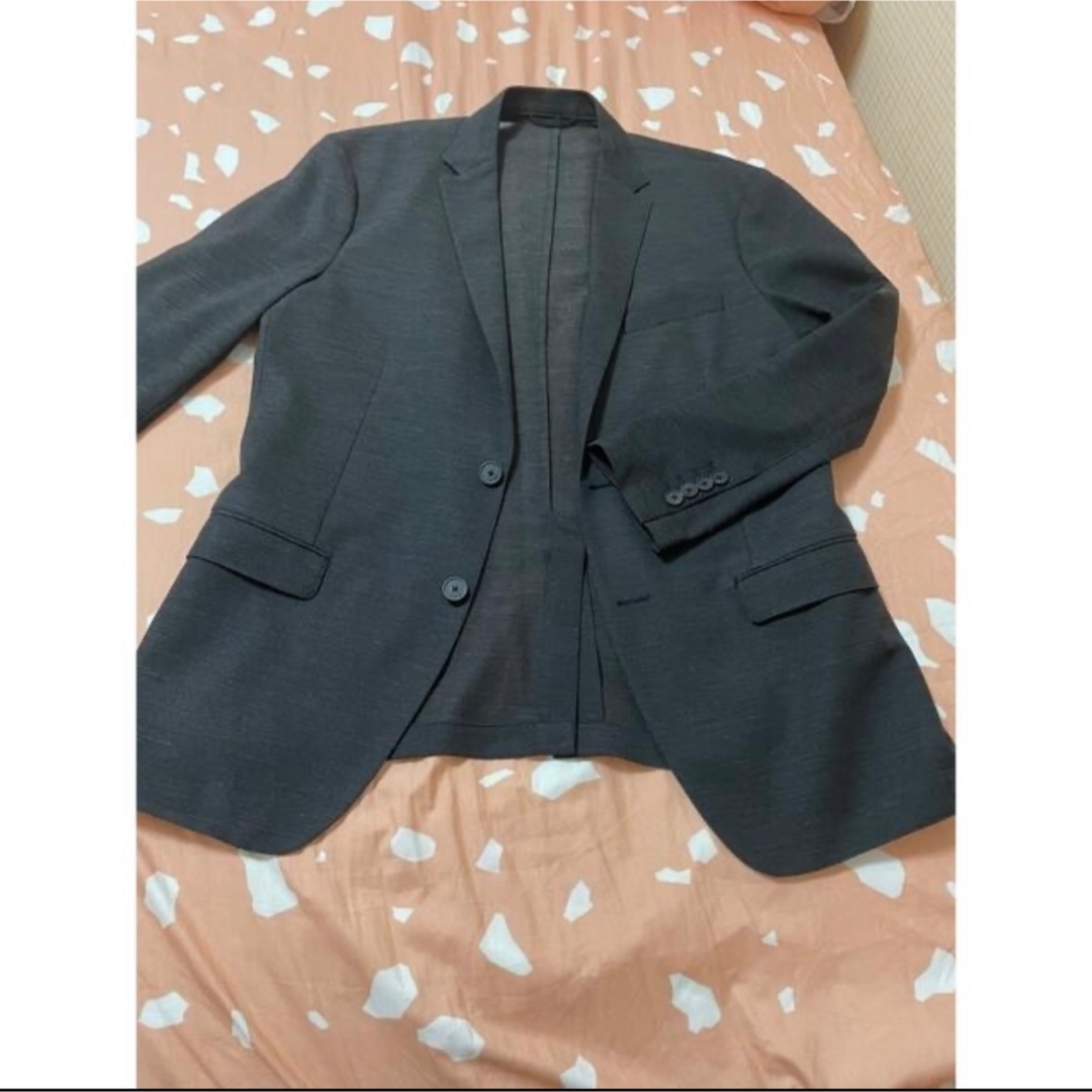 Calvin Klein - 【美品】《Calvin Klein》ジャケット黒グレーLの通販
