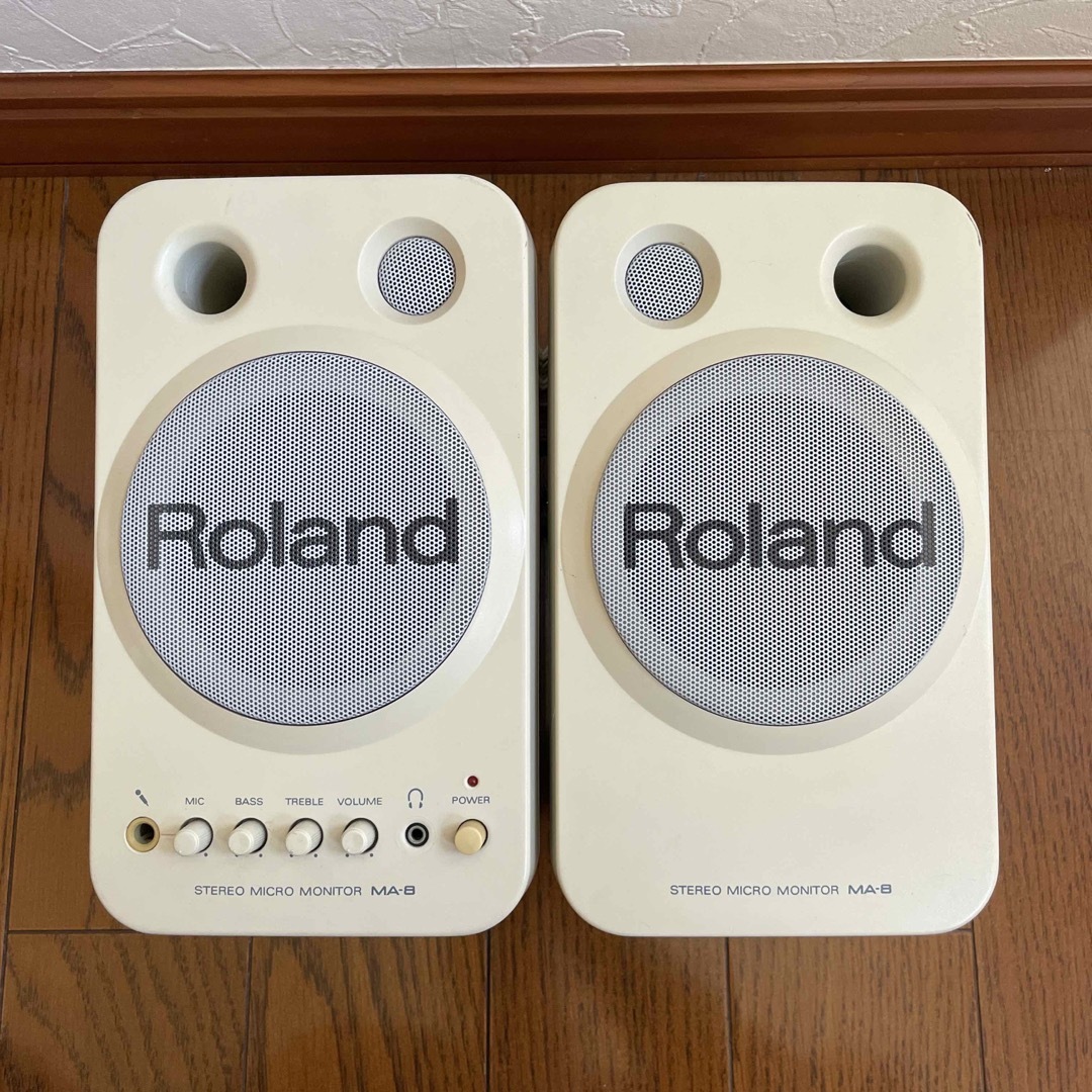 Roland(ローランド)のRoland ローランド ステレオマイクロモニター MA-8 スピーカー スマホ/家電/カメラのオーディオ機器(スピーカー)の商品写真