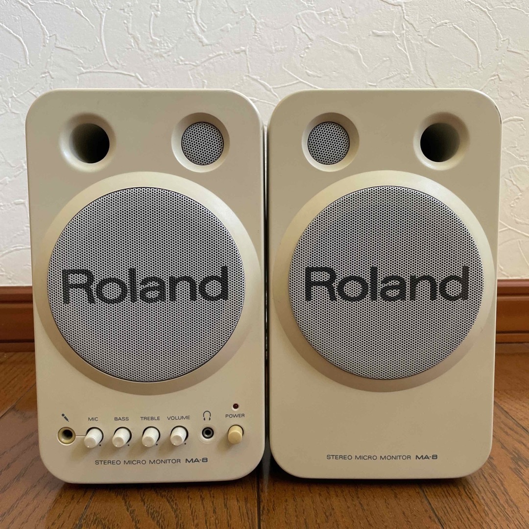 Roland(ローランド)のRoland ローランド ステレオマイクロモニター MA-8 スピーカー スマホ/家電/カメラのオーディオ機器(スピーカー)の商品写真