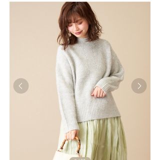 ナチュラルクチュール(natural couture)の本日SALE♡モックネックふんわりラメニットバーム(ニット/セーター)