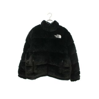 Supreme Faux Fur Nuptse Jacket M ブラック 黒