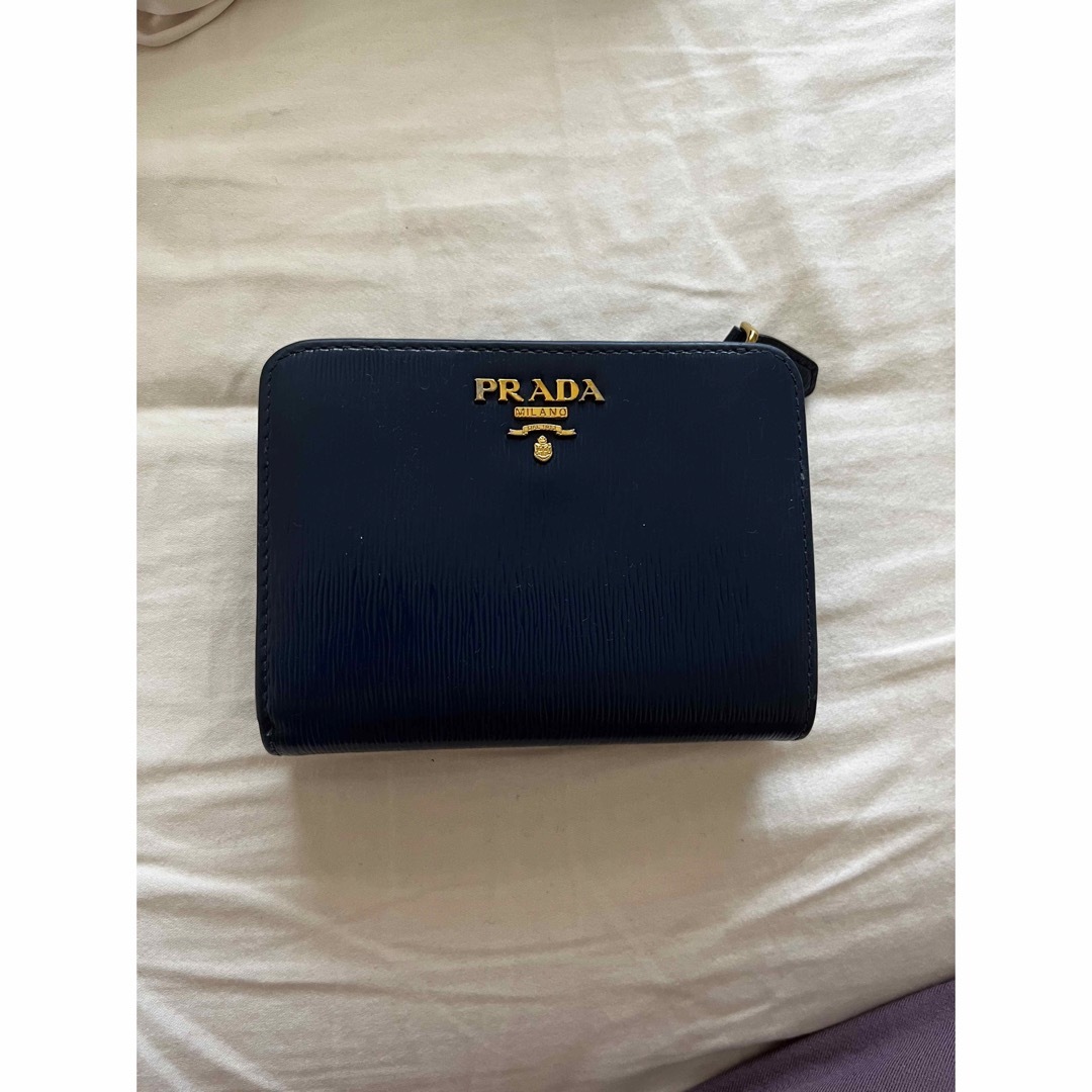 PRADA(プラダ)のPRADA プラダ 財布 ウォレット ネイビー レディースのファッション小物(財布)の商品写真