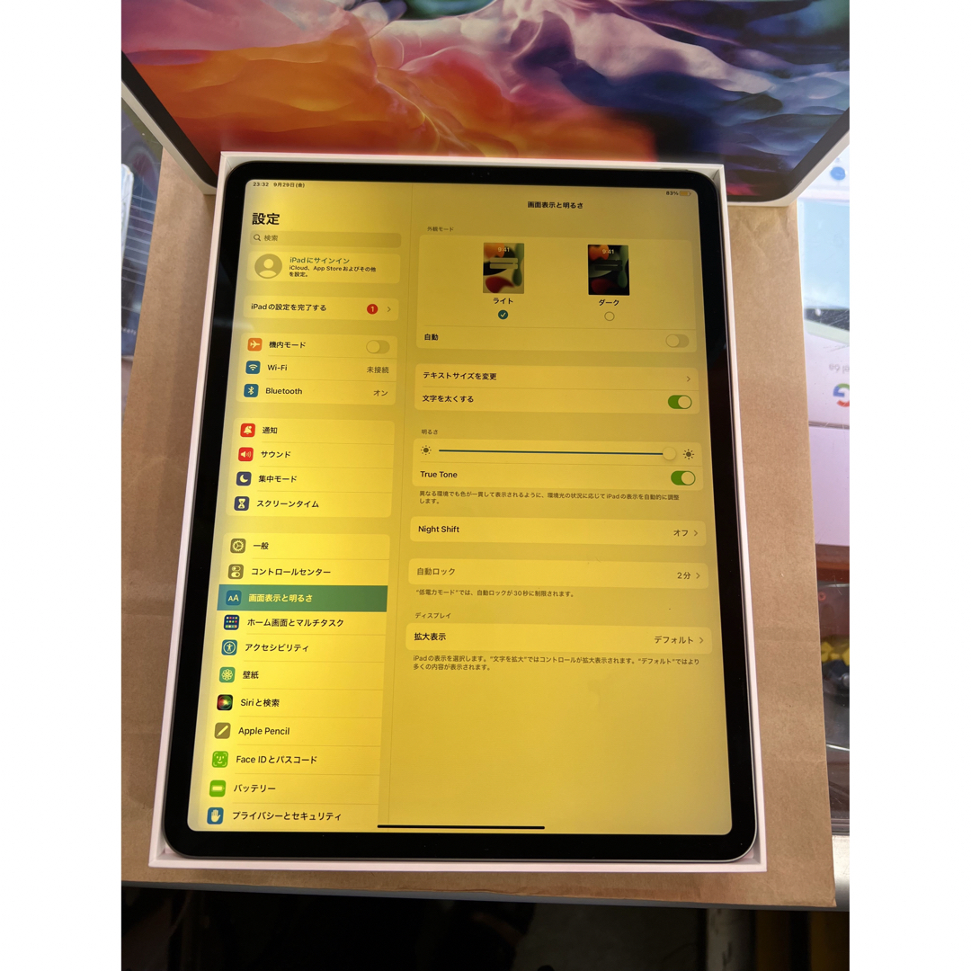 APPLE　iPad Pro 12.9インチ Wi-Fi 128GB ML0N2J/A スペースグレイ　訳あり