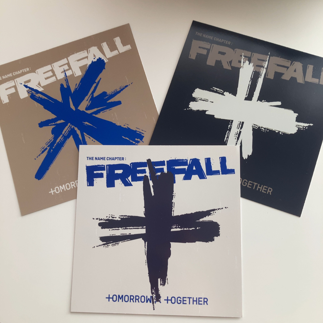 TXT ヨンジュン FREEFALL アルバム ポストカード　3枚セット エンタメ/ホビーのCD(K-POP/アジア)の商品写真