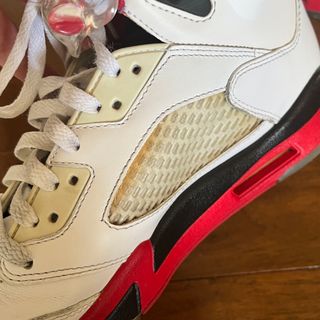 早い者勝ち! エアジョーダン5 ファイヤーレッド 27cm