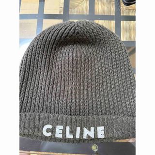 セリーヌ(celine)のCELINE セリーヌ　エンブロイダリー　ニット帽　ウール製(ニット帽/ビーニー)