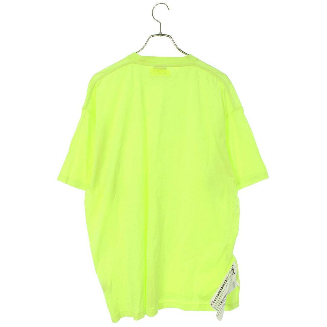 VETEMENTS(ヴェトモン)のヴェトモン  22SS  UE52TR120Y ロゴラベルオーバーサイズTシャツ メンズ M メンズのトップス(Tシャツ/カットソー(半袖/袖なし))の商品写真