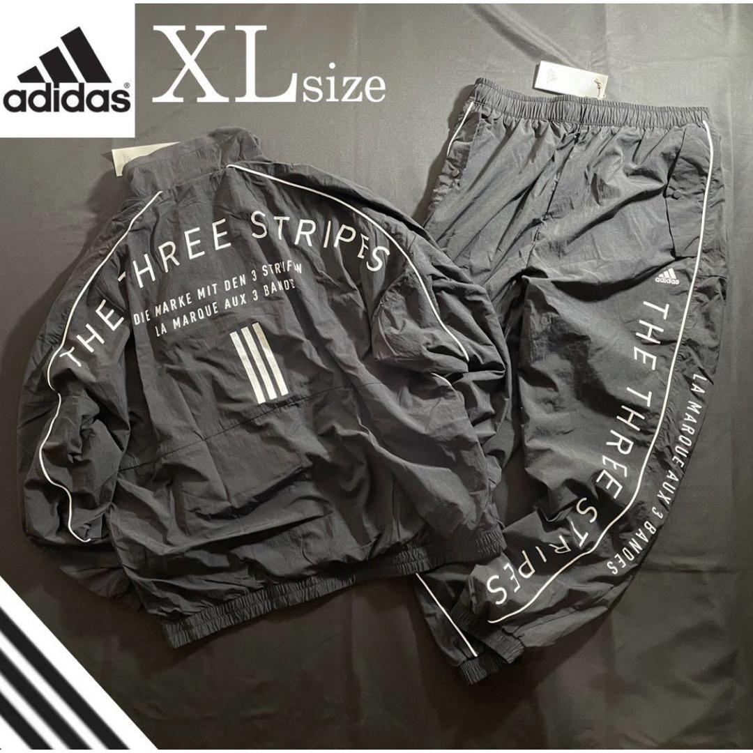 新品未使用　XLsize 大人気バックプリント セットアップ adidas