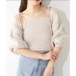 カットデザインポンチチュニック マイディール mideale 肩出し